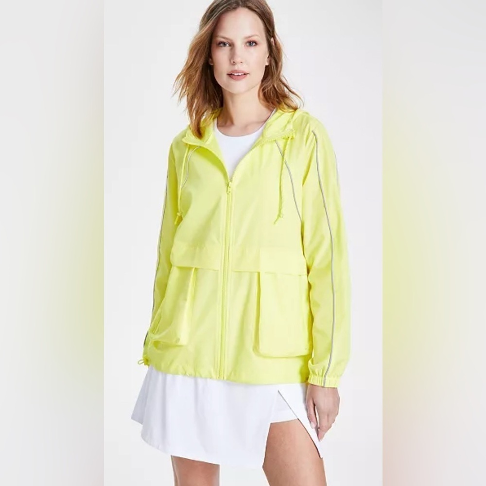 Ideology Women's Hooded Packable Zip-Front Jacket